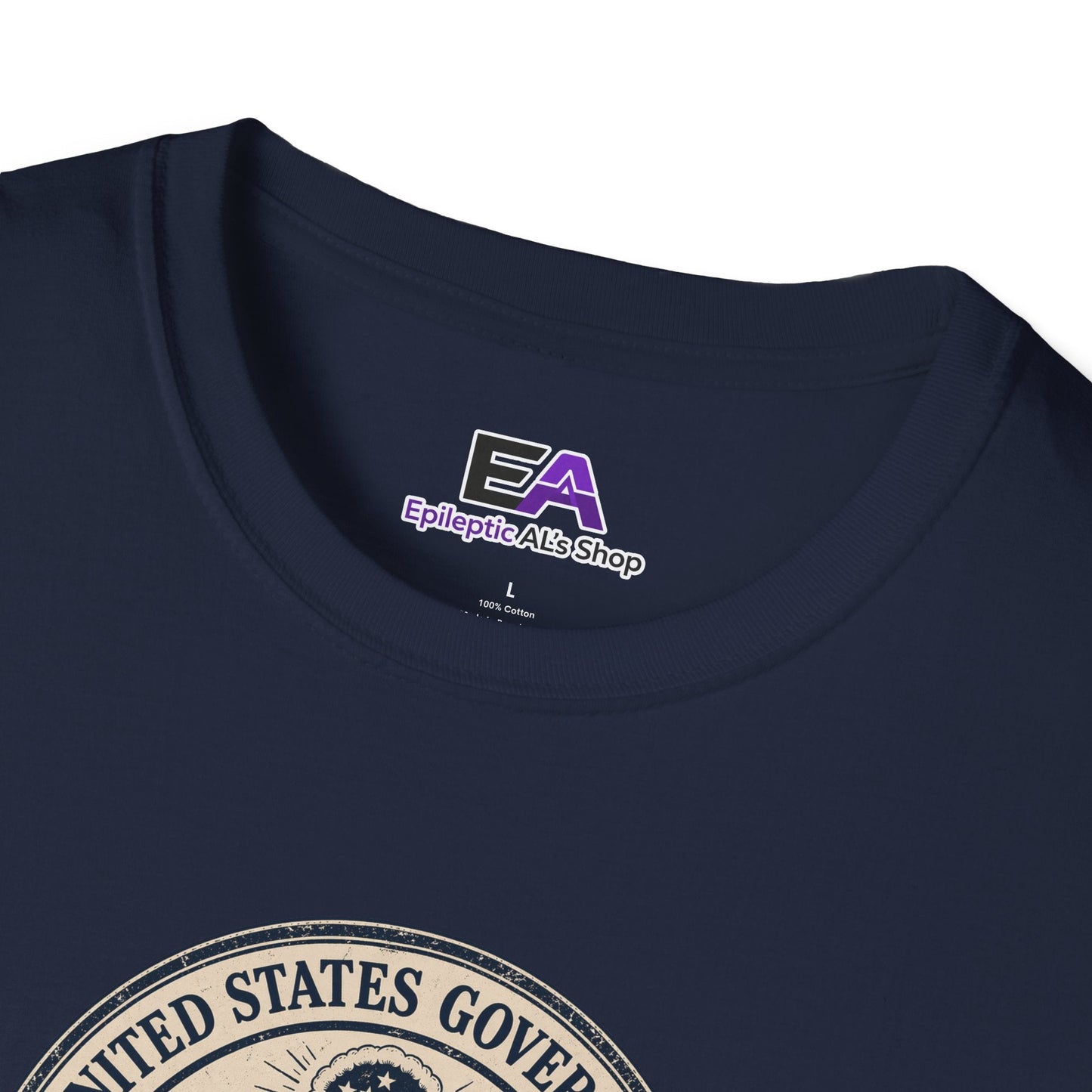 T-shirt avec le sceau du gouvernement des États-Unis - T-shirt en coton premium