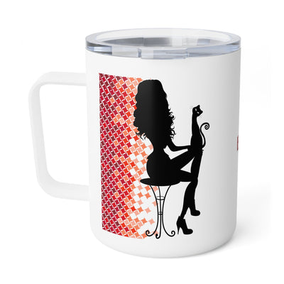 Taza de café aislada Pretty Cat Lady - 10oz