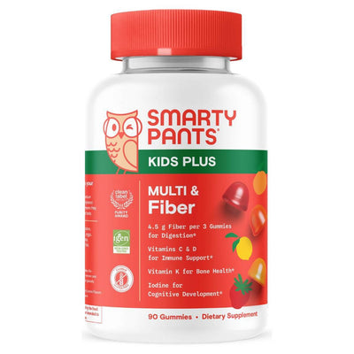 Gomitas Multivitamínicas y de Fibra SmartyPants para Niños - 90ct