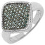Bague de fiançailles en argent sterling avec diamant bleu véritable de 0,28 carat