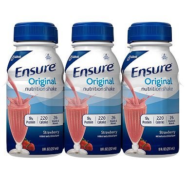 Ensure Original Nutrition Shake, Strawberry - 24 Pack