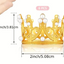 Mini Crown Cake Toppers - Korvel