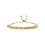Pulsera Bolo Ajustable de Plata Esterlina .925 con Diamantes