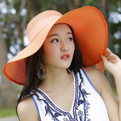 Premium Foldable Straw Sun Hat for Women