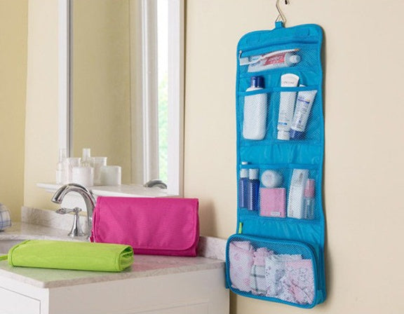 Portable Foldable Hanging Makeup Organizer for Travel