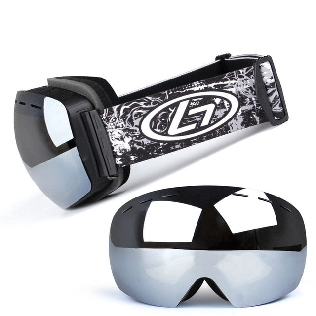 Lunettes de ski premium avec protection UV et caractéristiques anti-buée