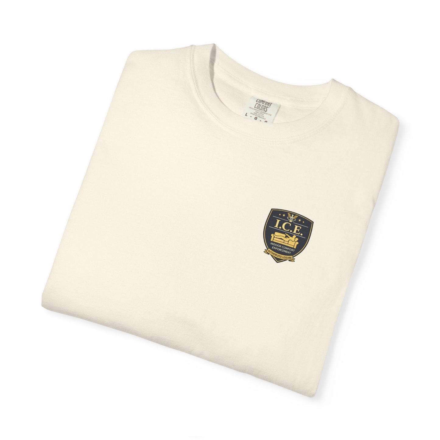 I.C.E. Badge T-Shirt | Institute of Cozy Excellence Tee