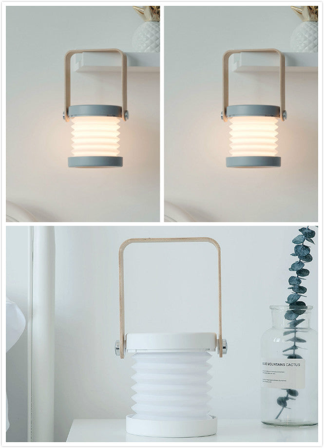Foldable Touch Dimmable LED Night Light - Portable Lantern