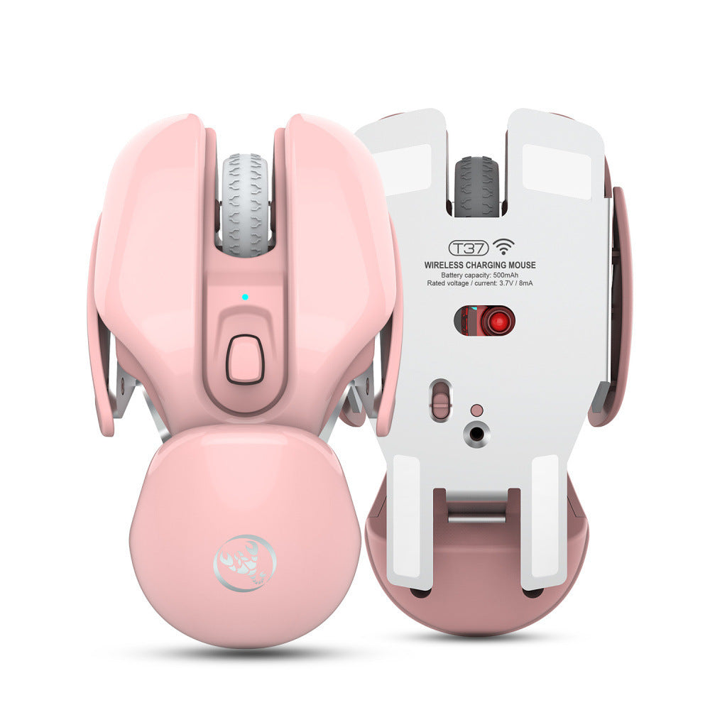New USB wireless mouse 1600DPI rechargeable office mouse desktop laptop accessories - Korvel