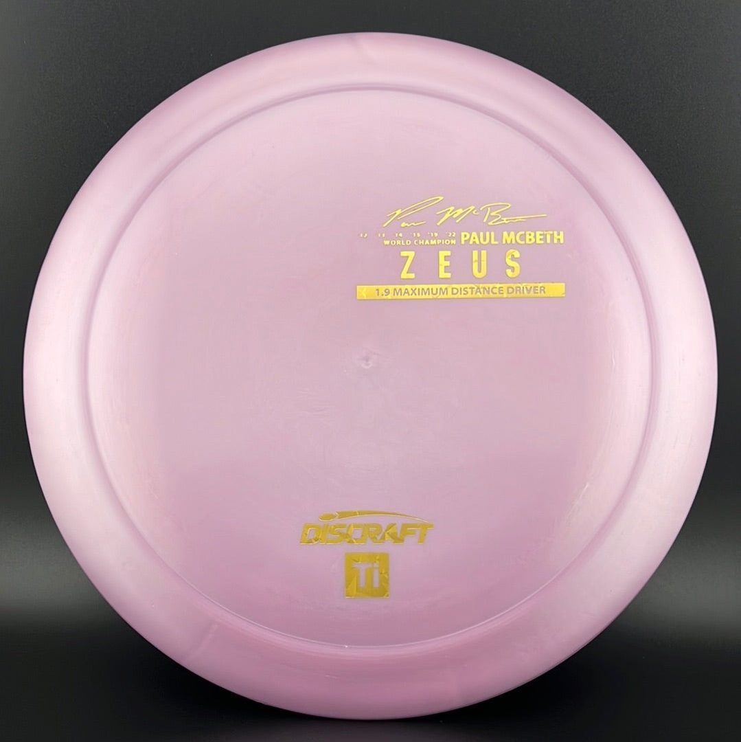 Titanium Zeus - Première édition - Disque en édition limitée de Paul McBeth