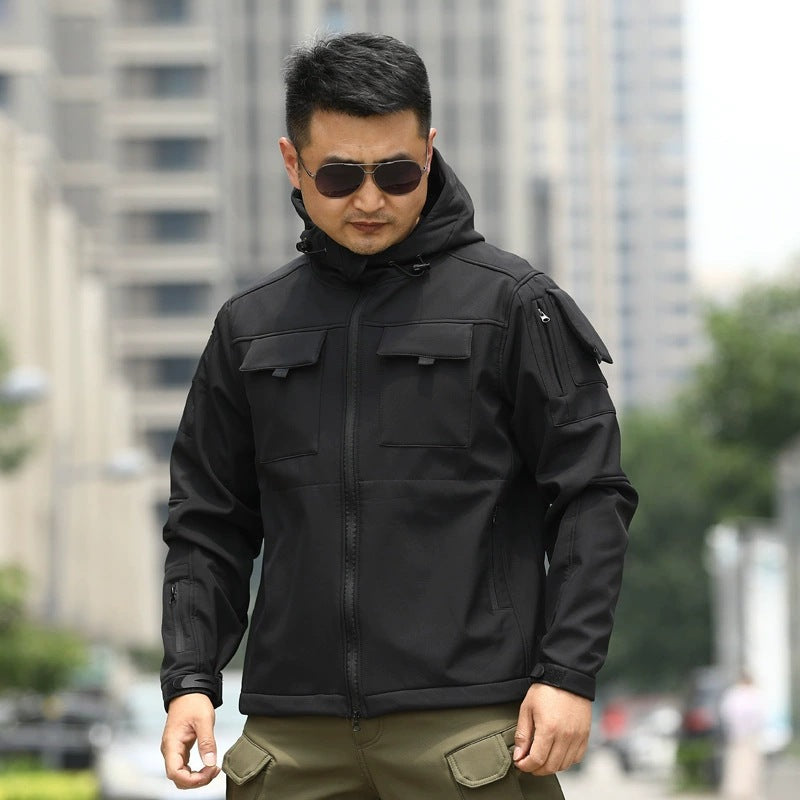 Camouflage Shell Jacket for Outdoor Sports