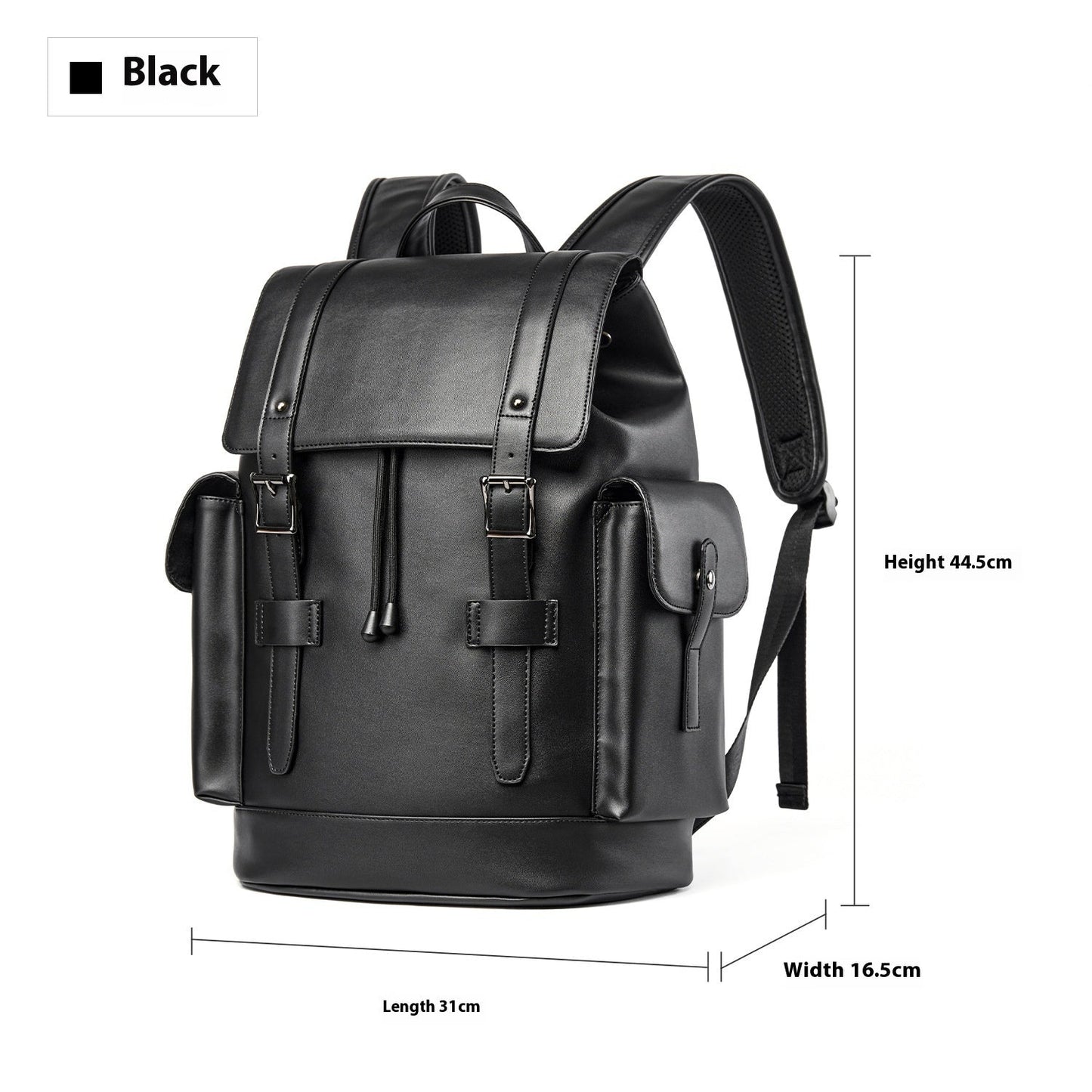 Mochila de cuero premium para hombres - Gran capacidad