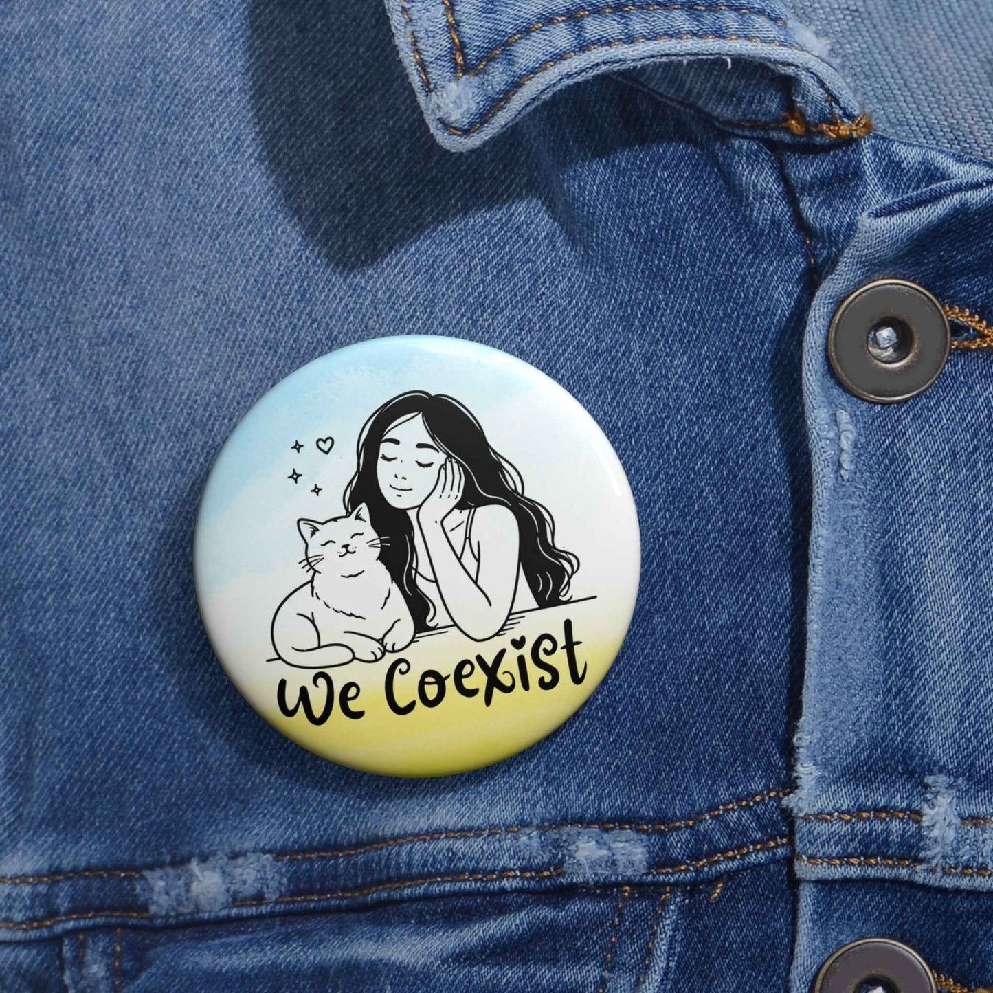 Botón de Pin We Coexist