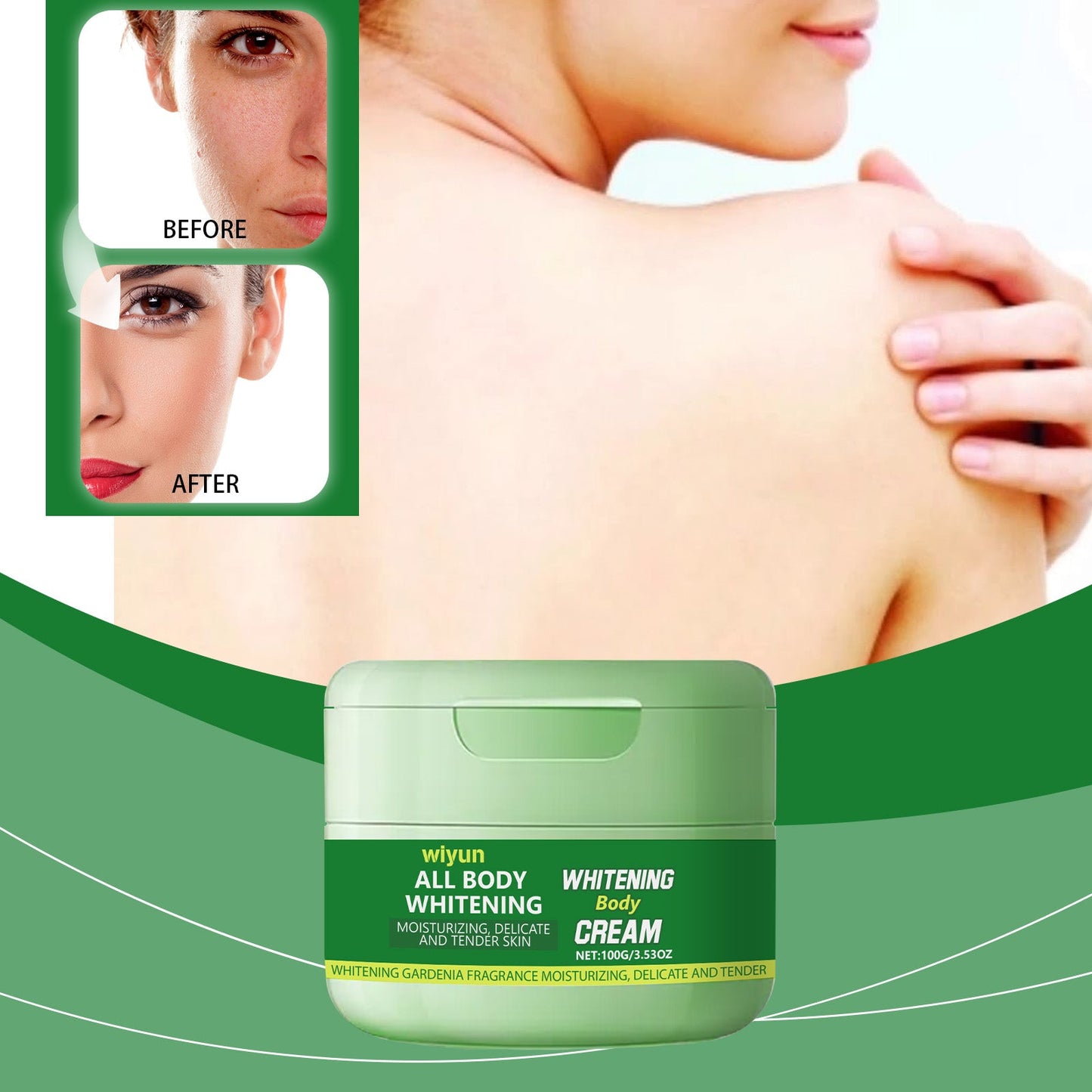 Body Moisturizing Moisturizer, Gentle Nourishing Anti-Drying Body Moisturizing Moisturizing Cream - Korvel