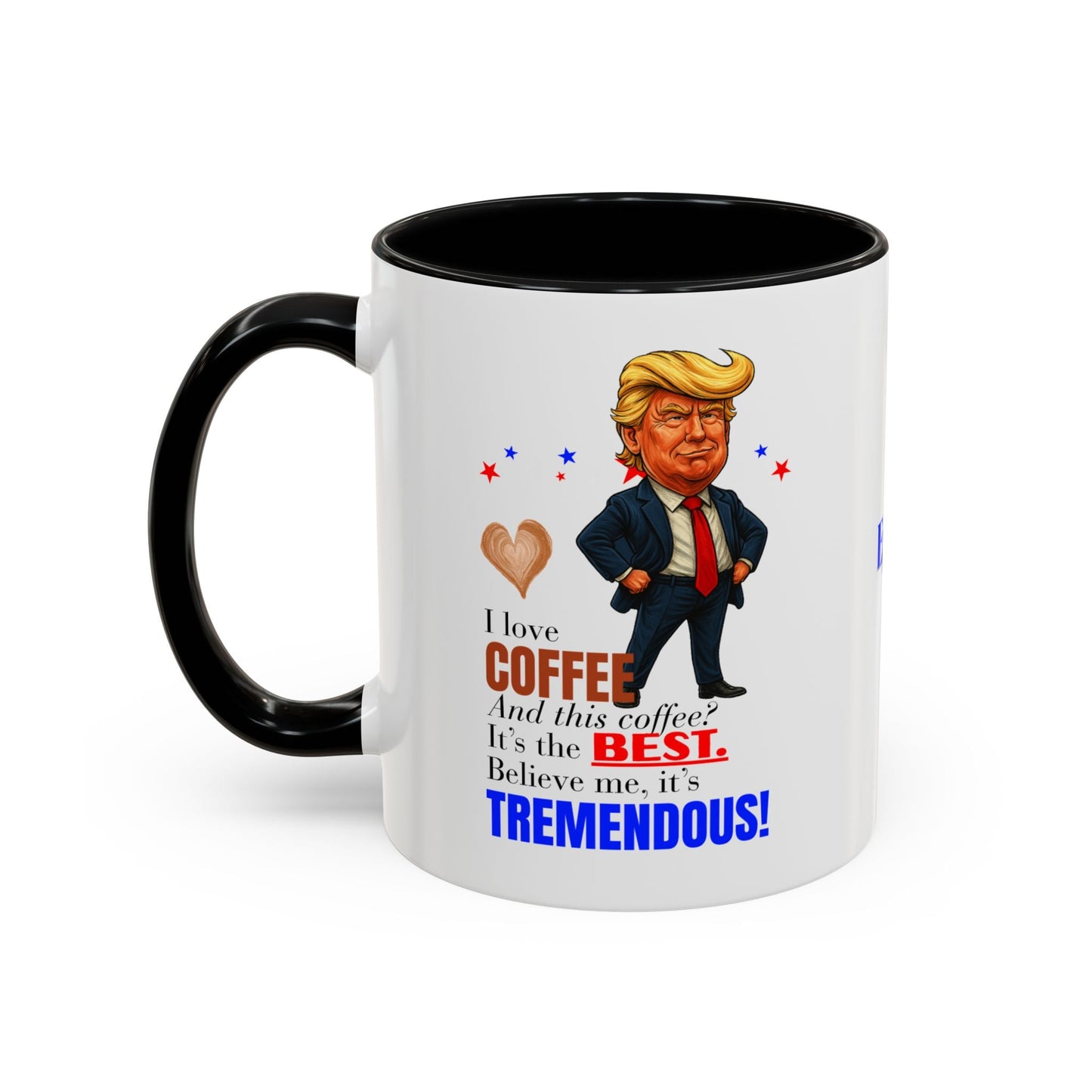 Taza de café de acento vibrante