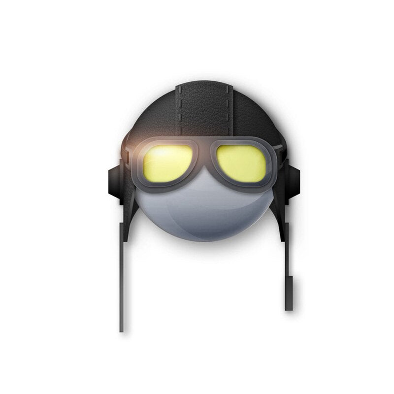 Creative Helmet Car Air Freshener Airborne Division Luxury Car Perfume Genuine Leather Strap Hanging Car Fragrance - Korvel