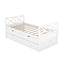 Multi-Functional Daybed with Drawers and Trundle - White