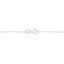 14K White Gold Emerald Shape Diamond Pendant Necklace