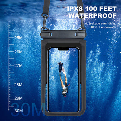 Double Compartment Waterproof Phone Bag for Outdoor Activities
