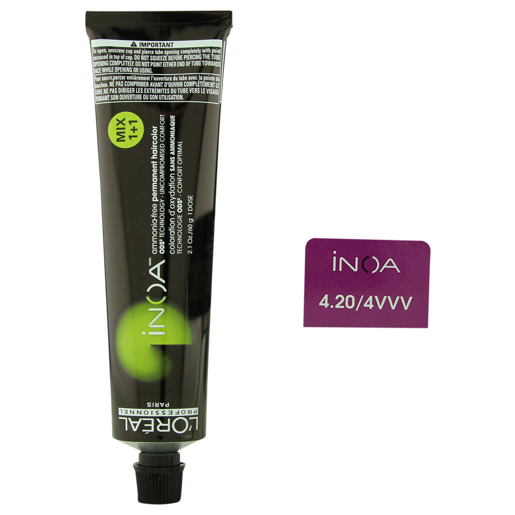 L'Oreal Paris Professionnel INOA Couleur Cheveux 4.20 Brun Bourgogne Extra