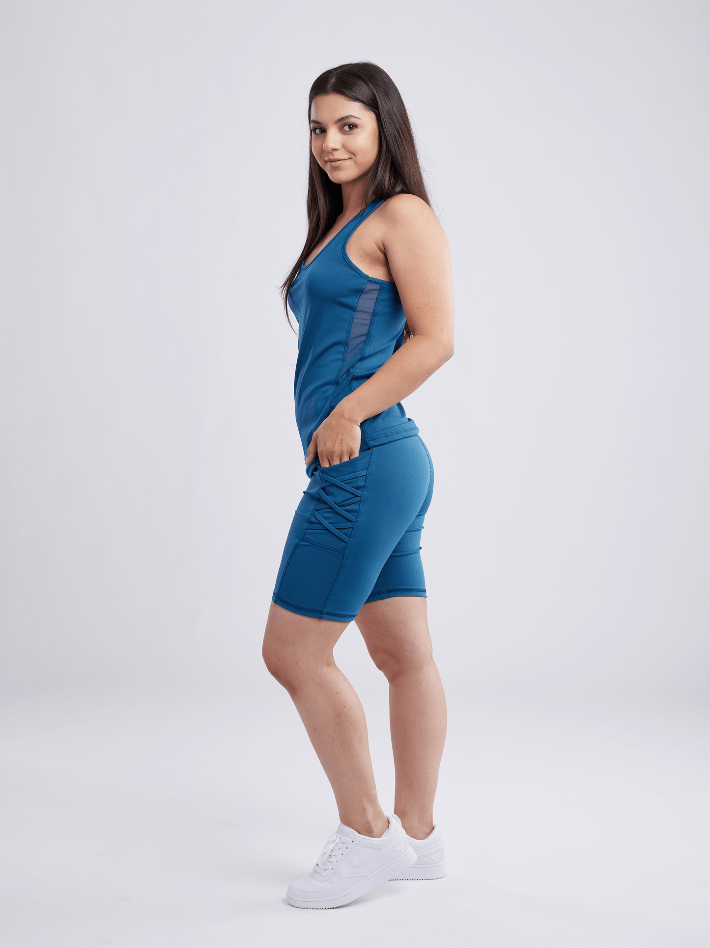 JupiterGear High-Waisted Workout Shorts with Pockets