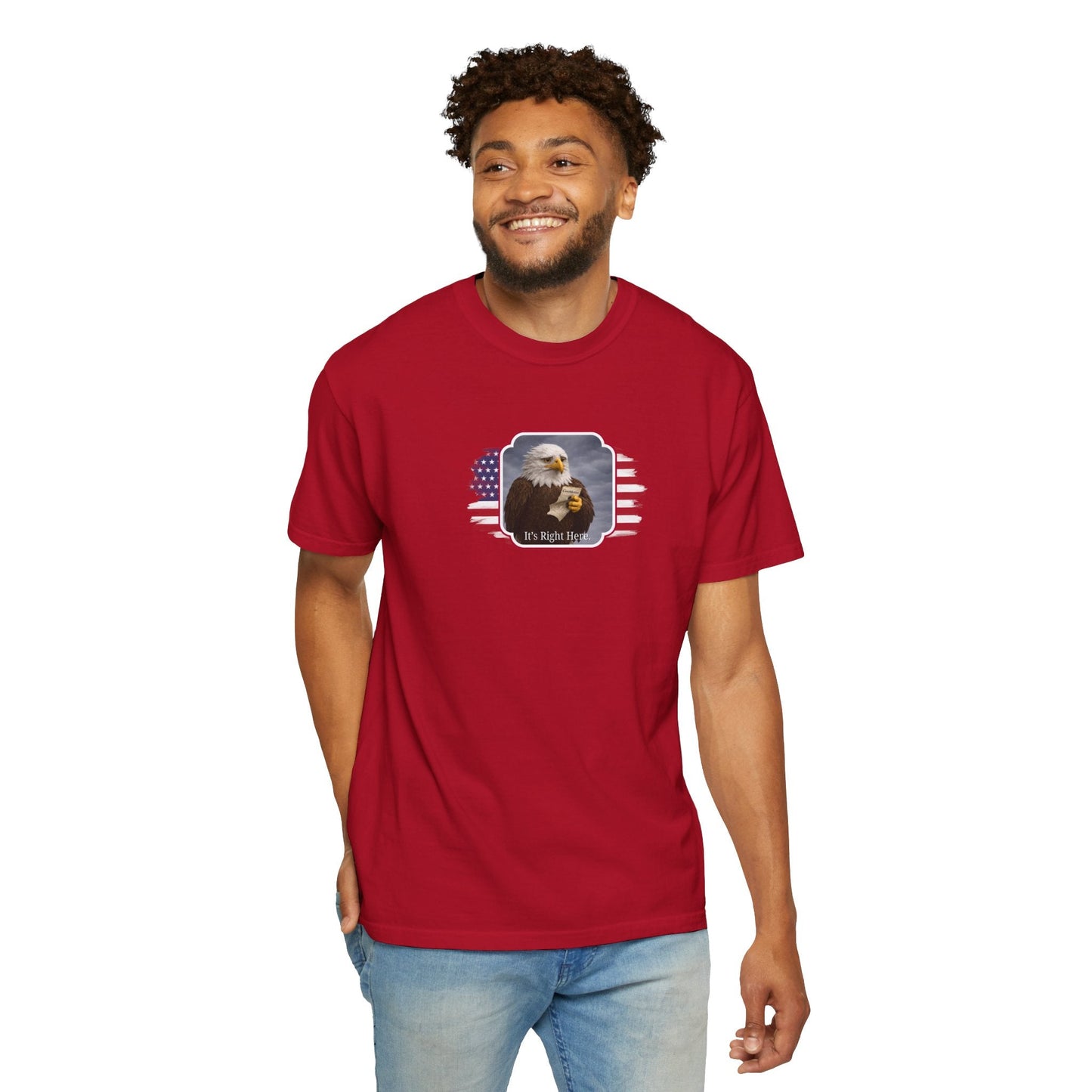 Camiseta de Parodia Política It’s Right Here