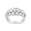 Bague en Or Blanc 10K avec Diamants Ronds de 2 1/2 Cttw - Taille 7
