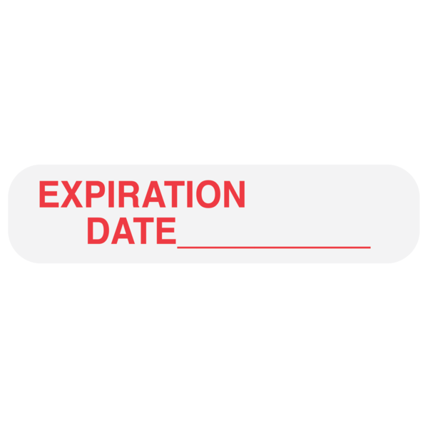 Apothecary Products Expiration Date Label