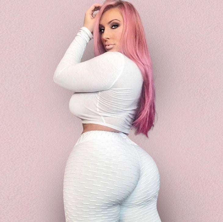 Booty Lifting Anti Cellulite Scrunch Leggings Without Pocket - Korvel