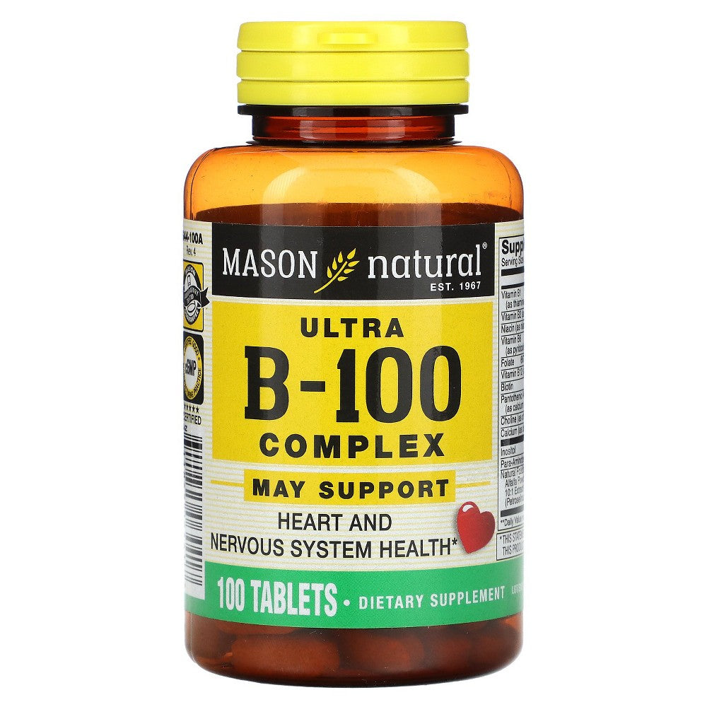 Mason Natural Ultra B-100 Complex - 100 Tablettes