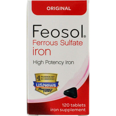 Comprimés de supplément de fer Feosol Original Ferrous Sulfate