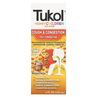 Tukol Children's Honey Cough Relief - 4 Fl Oz