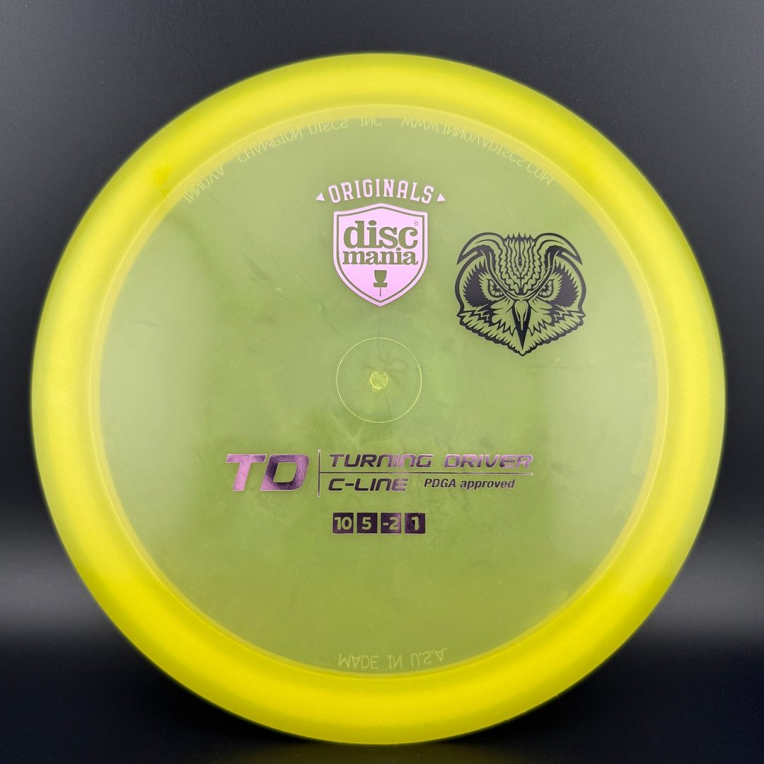 C-Line TD Disc Golf Driver - Tampon Hibou Originals