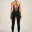 Crisscross Back Sleeveless Active Jumpsuit - Korvel