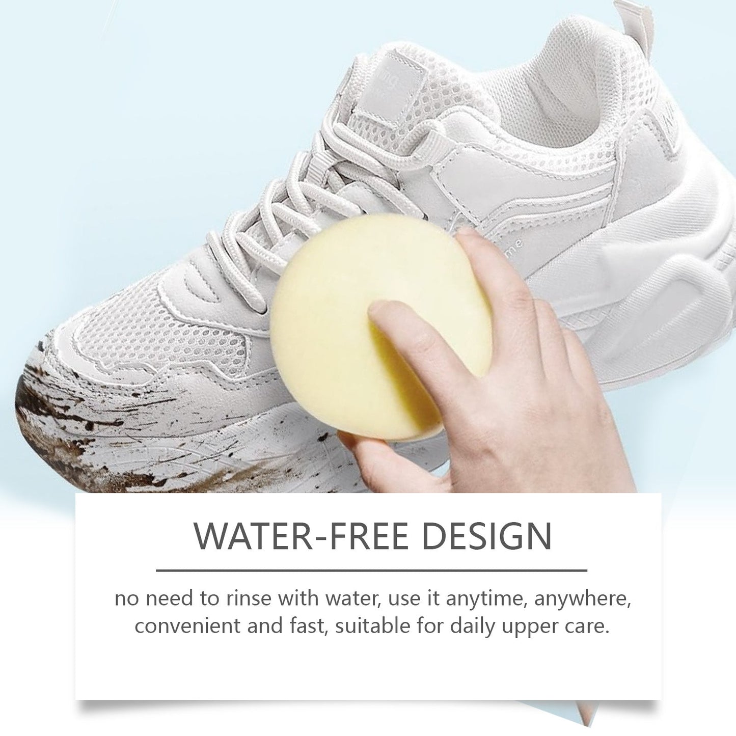 White Shoes Cleaning Cream, Sports Shoes And Canvas Shoes Without Washing Surface Stains Multi-Functional Cleaning Cream - Korvel