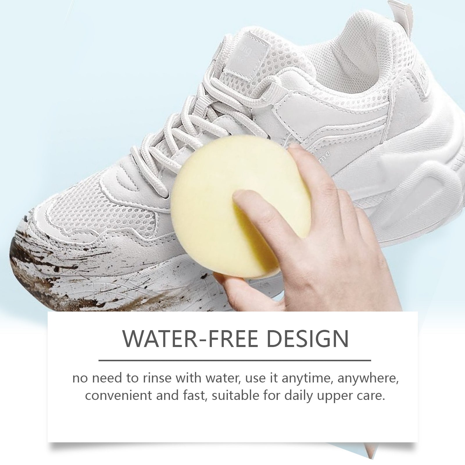 White Shoes Cleaning Cream, Sports Shoes And Canvas Shoes Without Washing Surface Stains Multi-Functional Cleaning Cream - Korvel