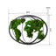 Moss World Map Metal Wall Decor - Korvel