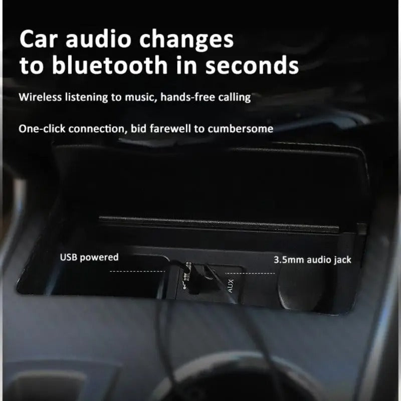 AUX car Bluetooth connection cable, USB car audio cable, audio call navigation conversion cable - Korvel