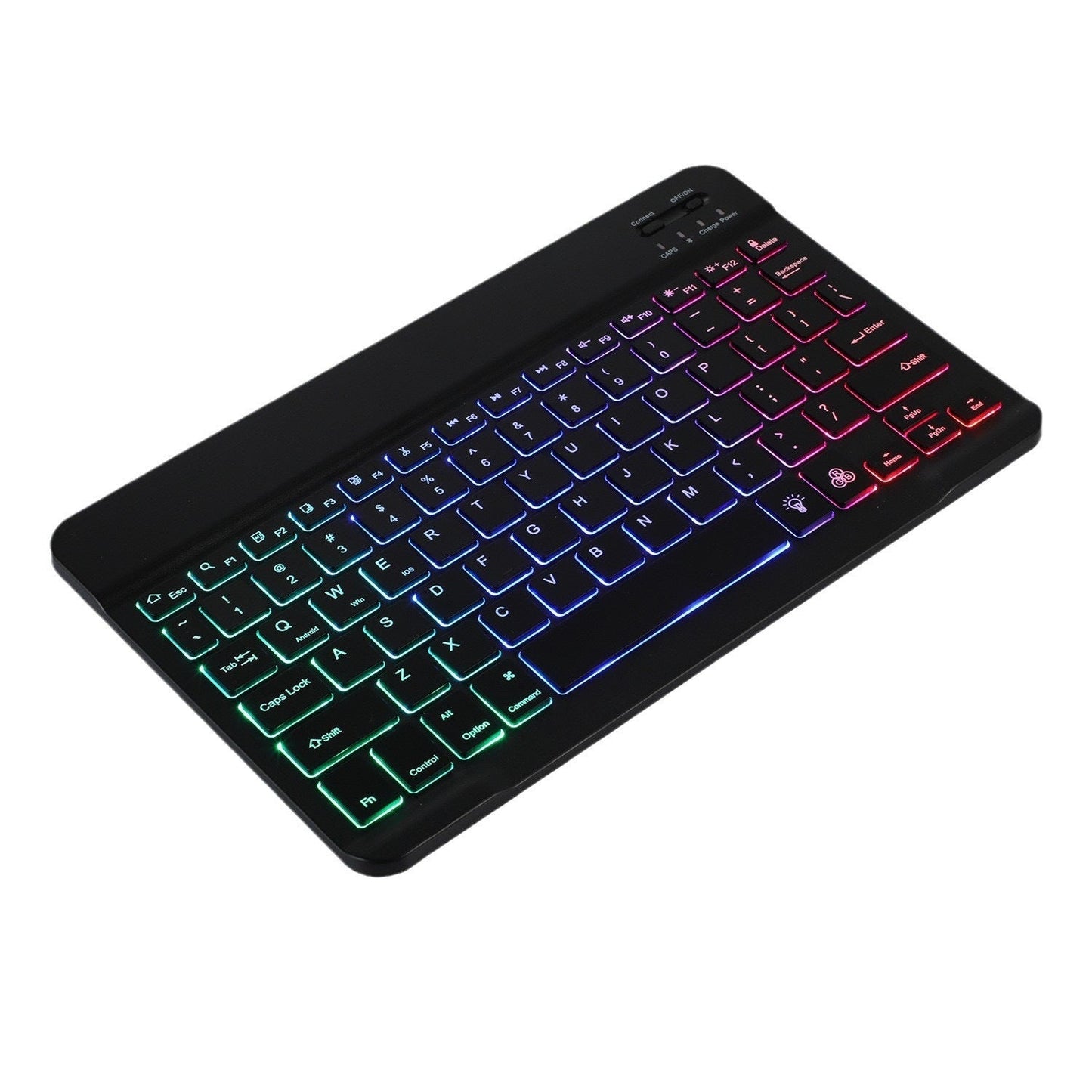 Suitable for iPad gradient luminous wireless keyboard and mouse set tablet Bluetooth keyboard - Korvel