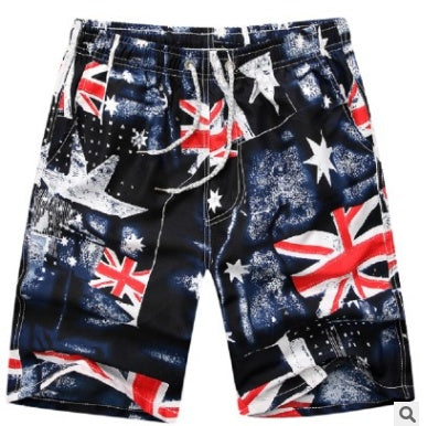 Quick Dry Printing Beach Jogger Shorts