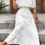 Robe Maxi Élégante à Épaules Dégagées pour l'Été