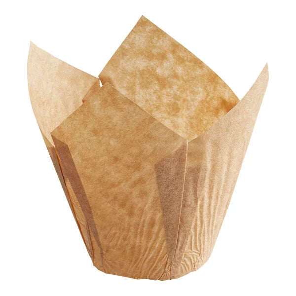 Large Tulip Baking Cups - 100 Count, 3 Colors Available