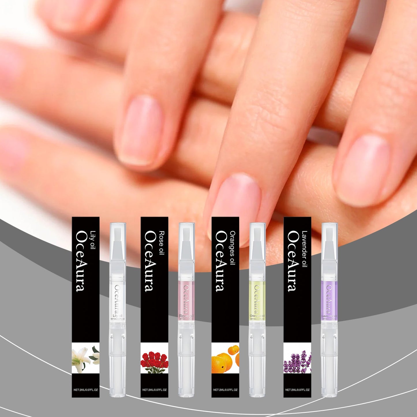 Oceaura Nail Care Nourishes Oil Pen, Moistens And Protects Nails And Nails With Anti-Dead Skin Barbs - Korvel