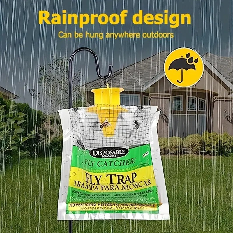 Outdoor  Fly Trap Bag The Ultimate Fly Eradicator Plants Fly Control - Korvel