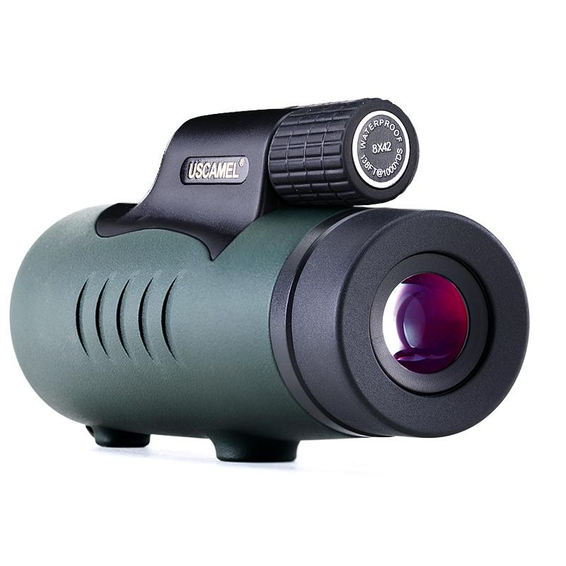 USCAMEL 8X42 Monocular - Compact Waterproof Telescope