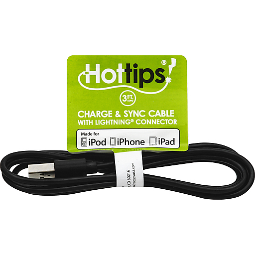Hottips USB Cable - 3 Feet Long for Charge & Sync