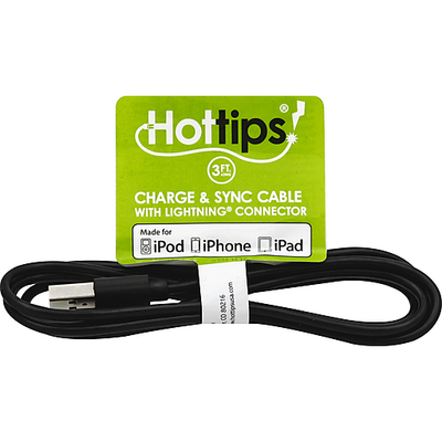 Hottips USB Cable - 3 Feet Long for Charge & Sync