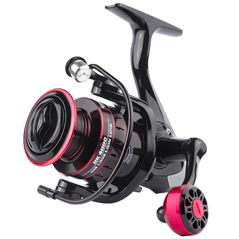 New Fishing Reels 1000-7000 Metal Spool 8kg Drag Power 5.2:1 Gear Ratio Spinning Reel Carp Fishing Reels For Saltwater Sea - Korvel