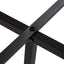 Large metal platform bed frame with wooden headboard and footboard with USB LINER and LED lights - Korvel