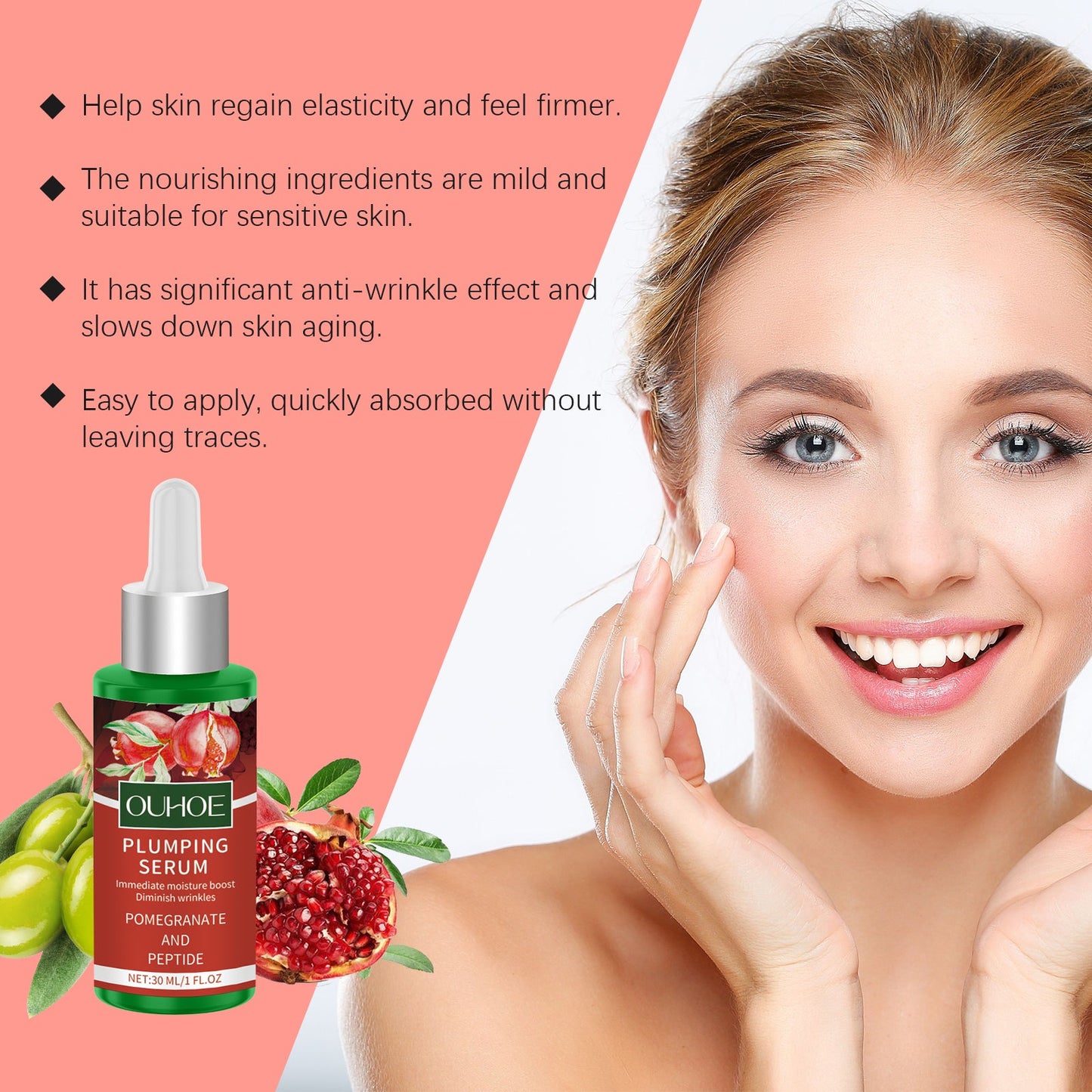 Essence Faciale Volumatrice avec Q10 pour Soin Quotidien
